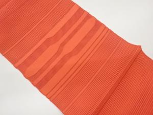 絽綴れ変わり横段模様織出し名古屋帯